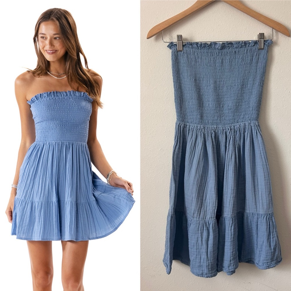Lotus & Luna Medium Women’s Denim Blue Daiquiri Dress